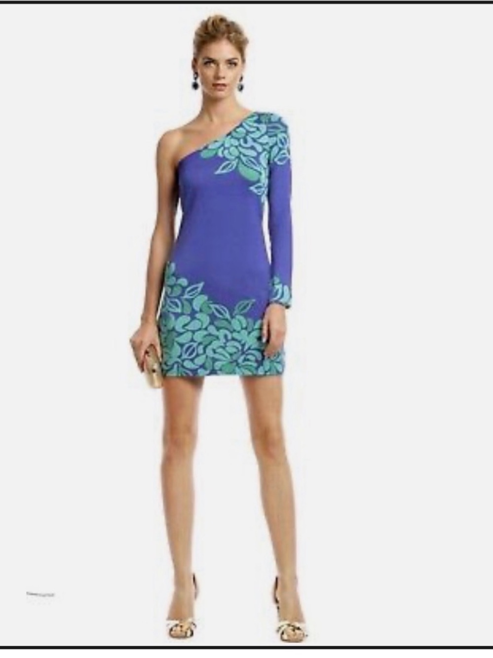 Lilly Pulitzer Purple One-Shoulder dress
